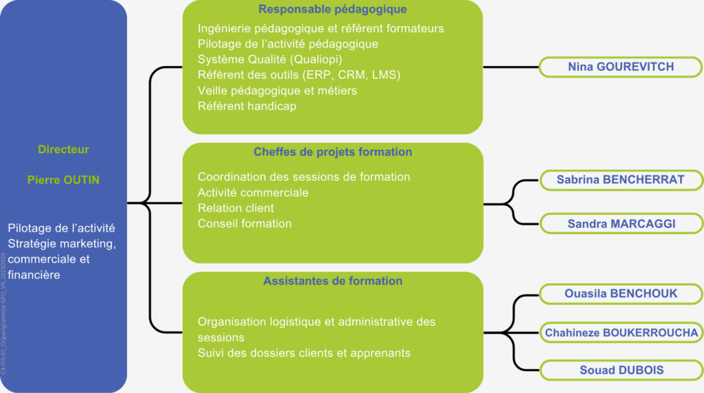 Organigramme de Ginger Formation